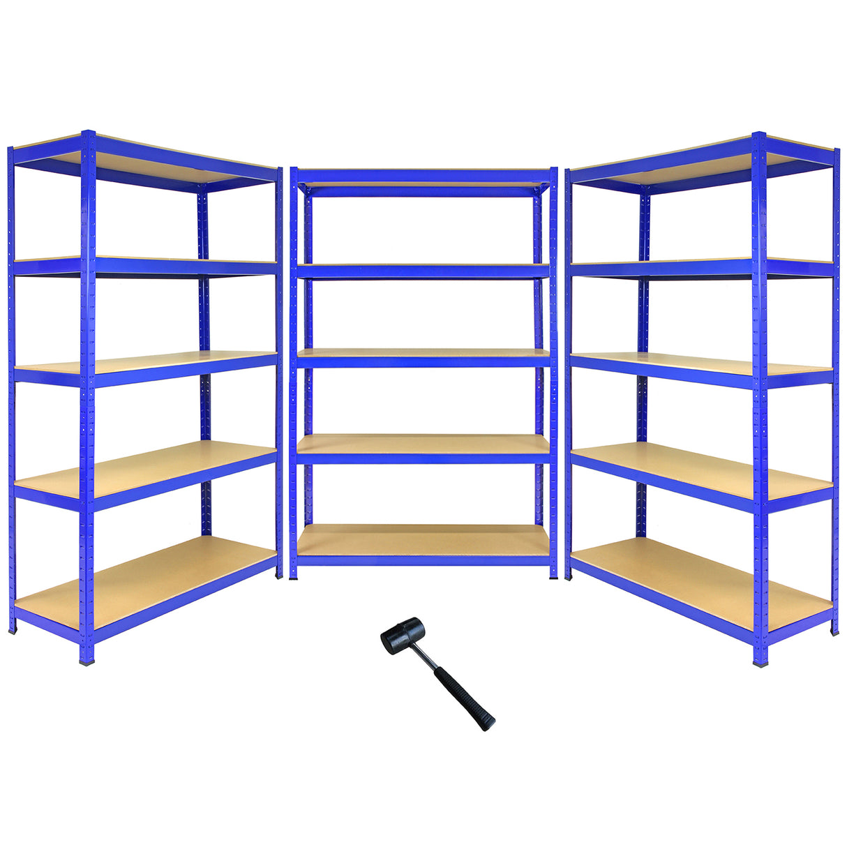 3 x T-Rax 1200mm x 450mm x 1800mm Blå
