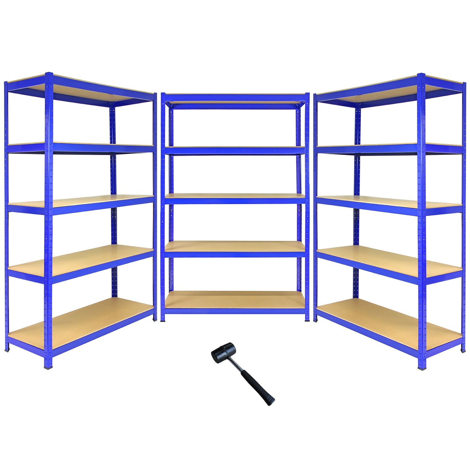 3 x T-Rax 1200mm x 450mm x 1800mm Blå
