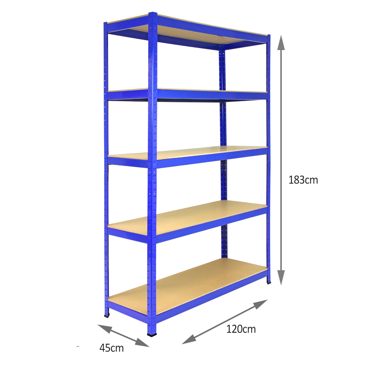 3 x T-Rax 1200mm x 450mm x 1800mm Blå