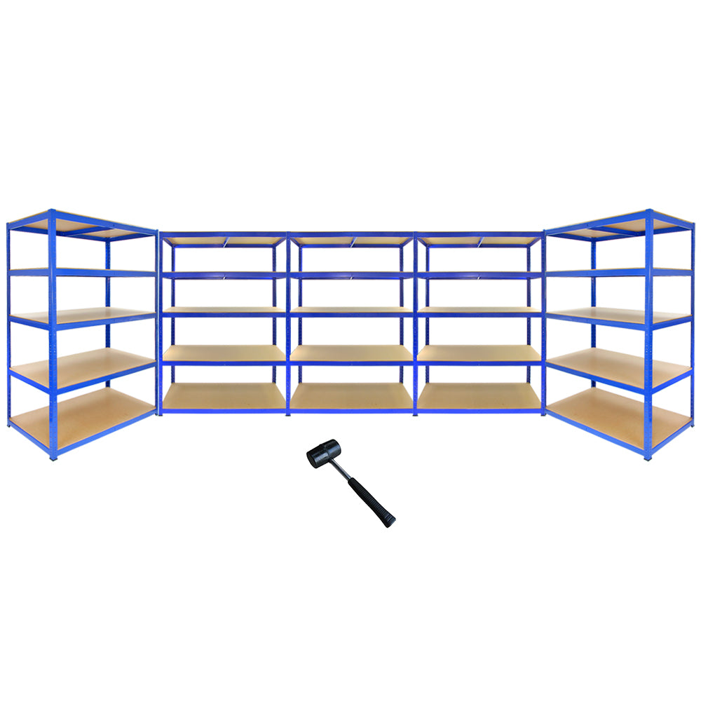 9 x T-Rax 1200mm x 600mm x 1800mm Blå