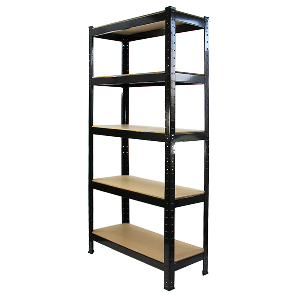 Monster Racking T-Rax Robusta Hyllenheter, Svart, 75cm B, 30cm D, Set med 2