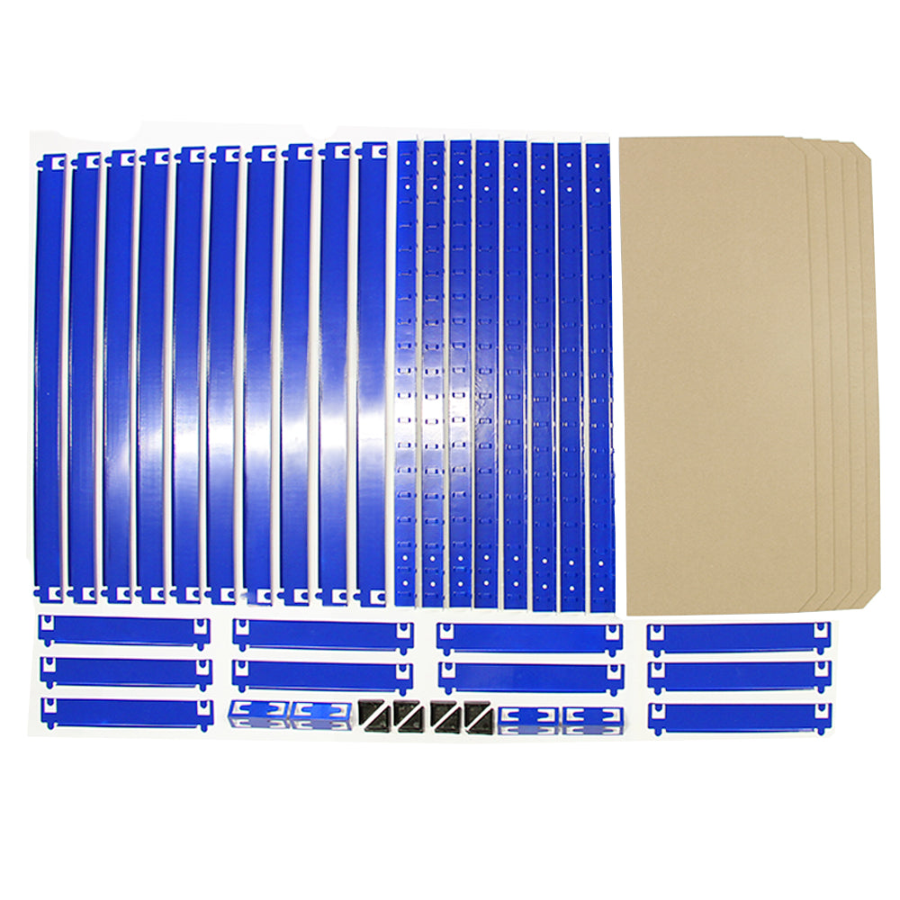 Bultlösa Garagehyllor med 5 Hyllplan - Space Saver Bundle