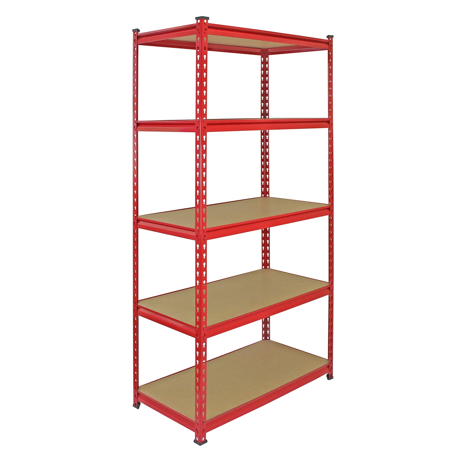 Monster Racking Z-Rax Extra Starka Stålhyllor, Röd , 90 cm B, 45 cm D