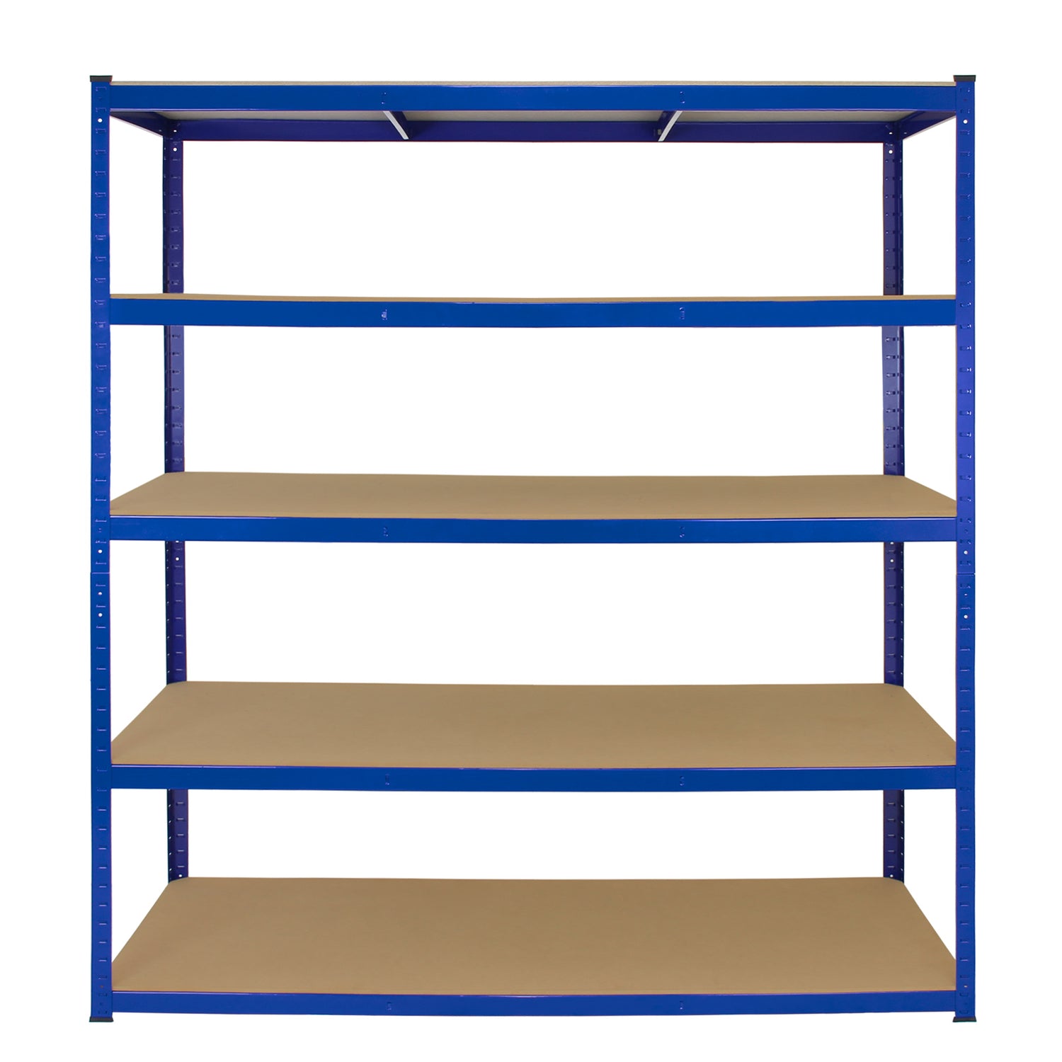Monster Racking T-Rax 3 x extra breda förvaringshyllor, blå, 160 cm B, 60 cm D
