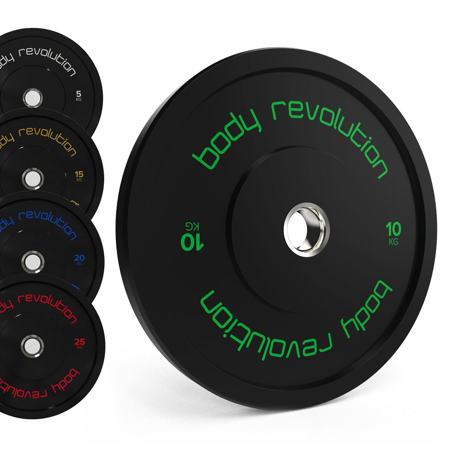 Body Revolution olympiska bumpervikter (svarta)