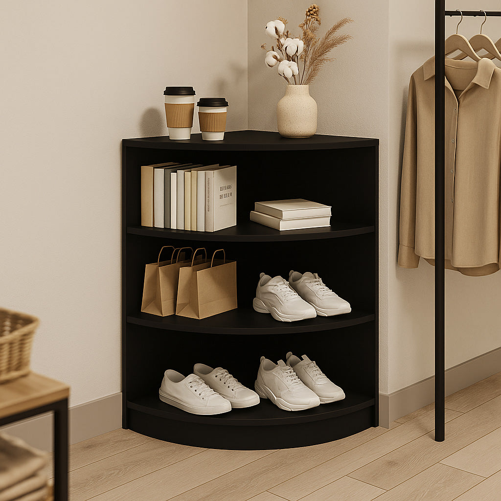 LM60 Hörndisk för butik – Svart