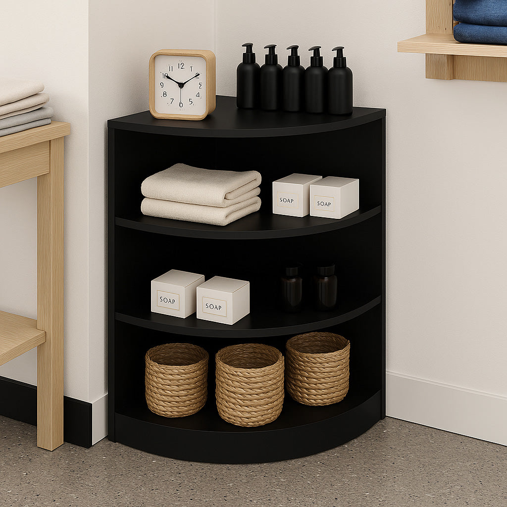 LM60 Hörndisk för butik – Svart