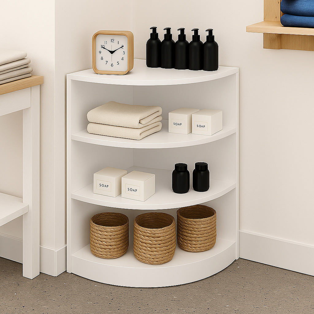 LM60 Hörndisk för butik – Vit