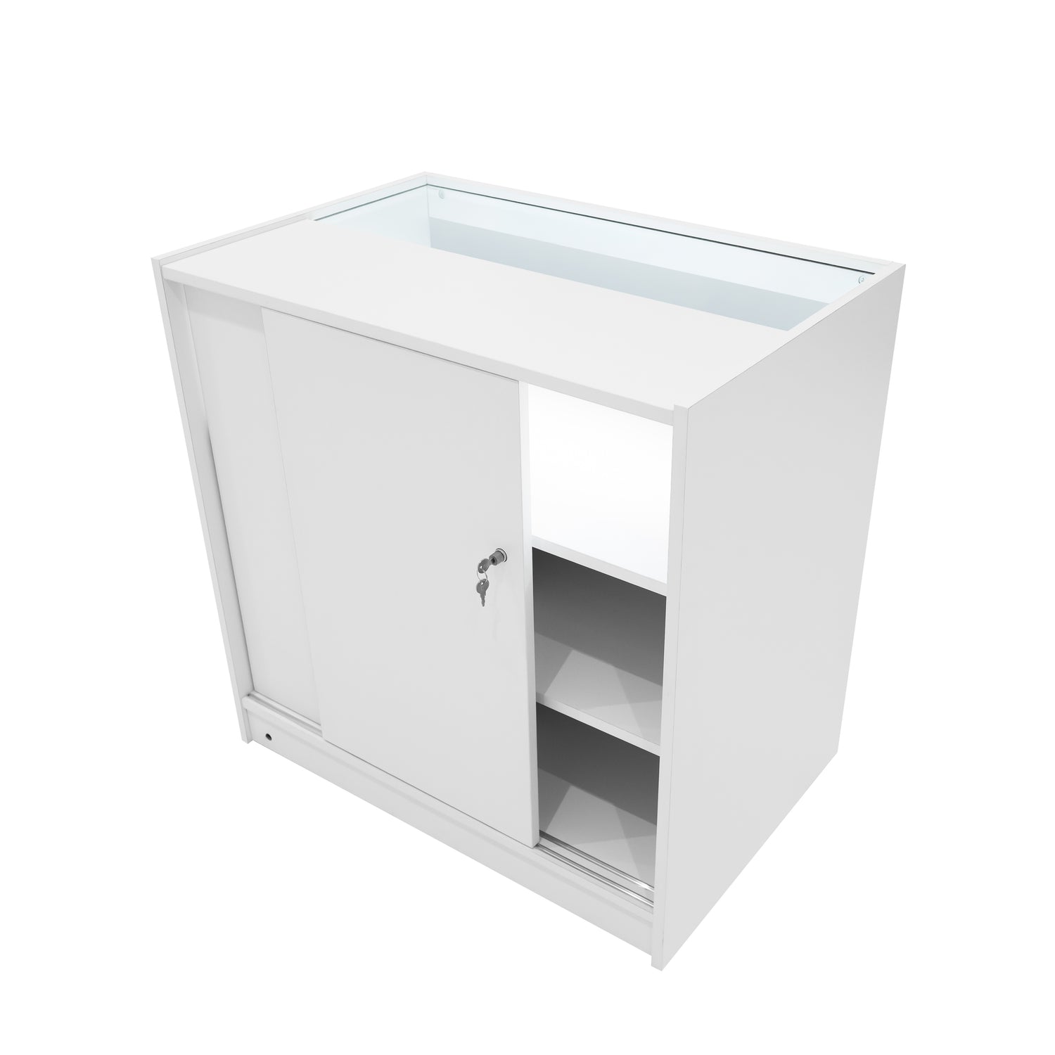 "THESEUS" Set med LED-belysta Butiksmoduler LM60+ 2x B900 – Vit