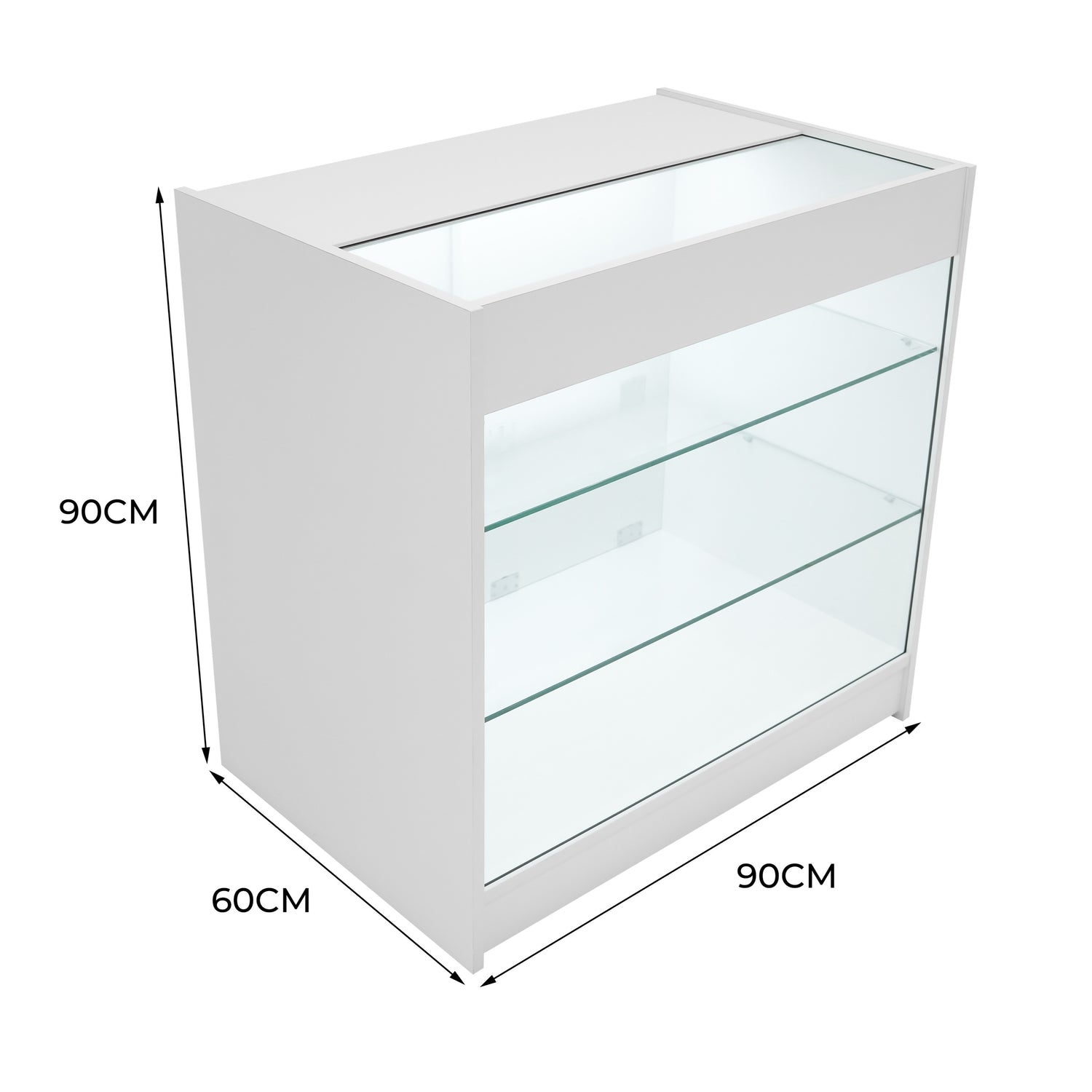 K900 Butiksmodul med LED – Vit