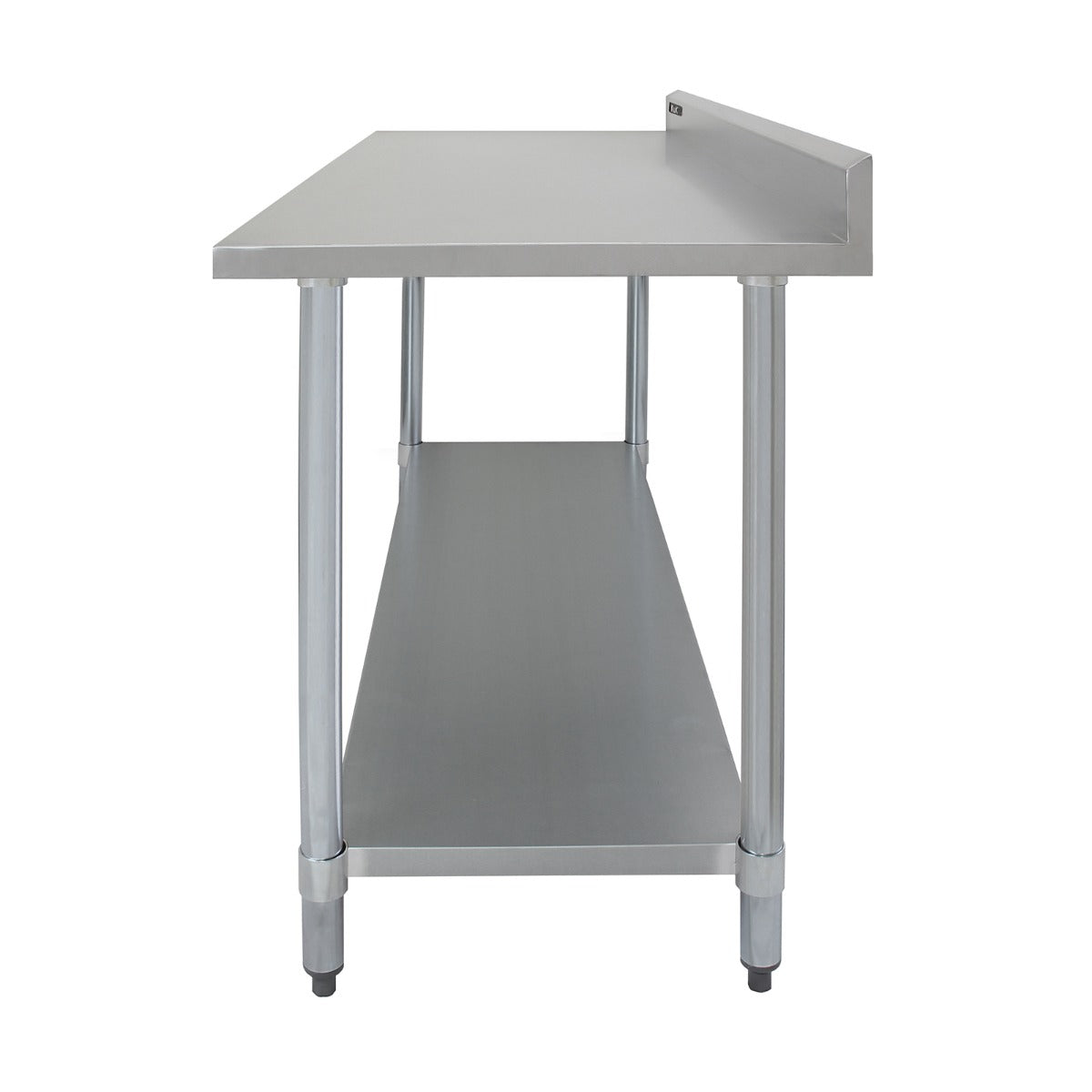 Kommersiellt cateringbord i rostfritt stål – 122cm brett