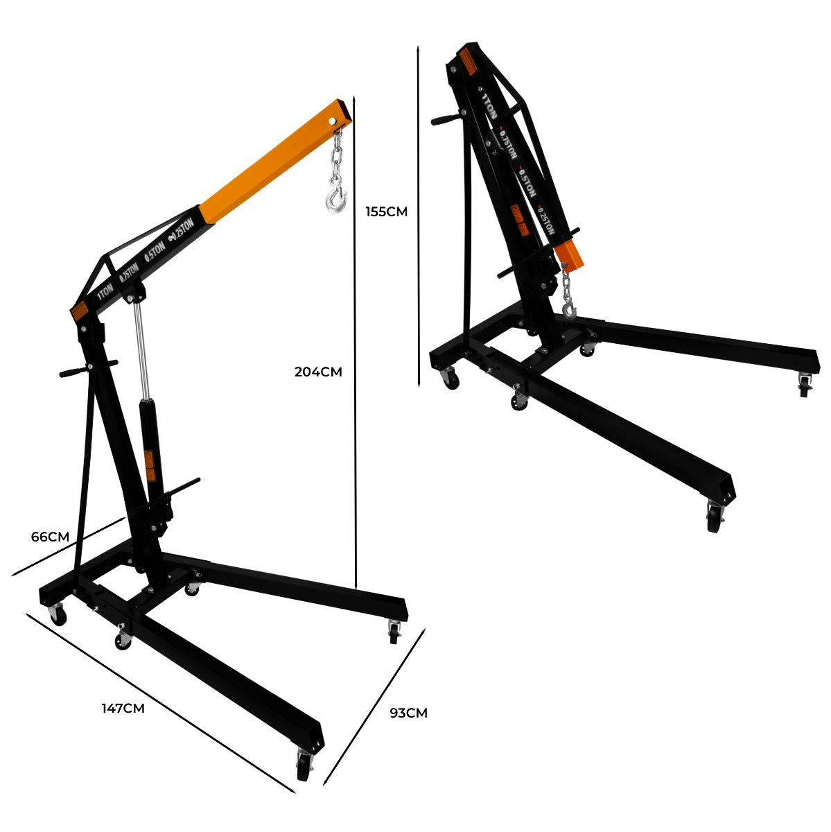 T-Mech Motorkran 1 Ton