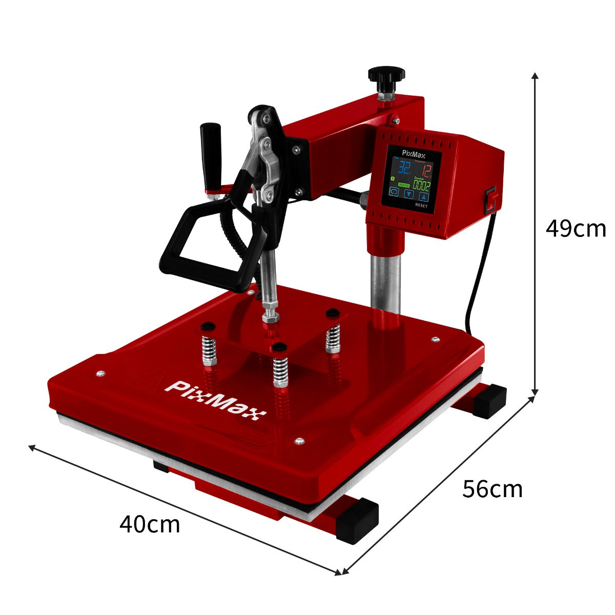 PixMax 38cm Svängbar Värmepress & Skrivare