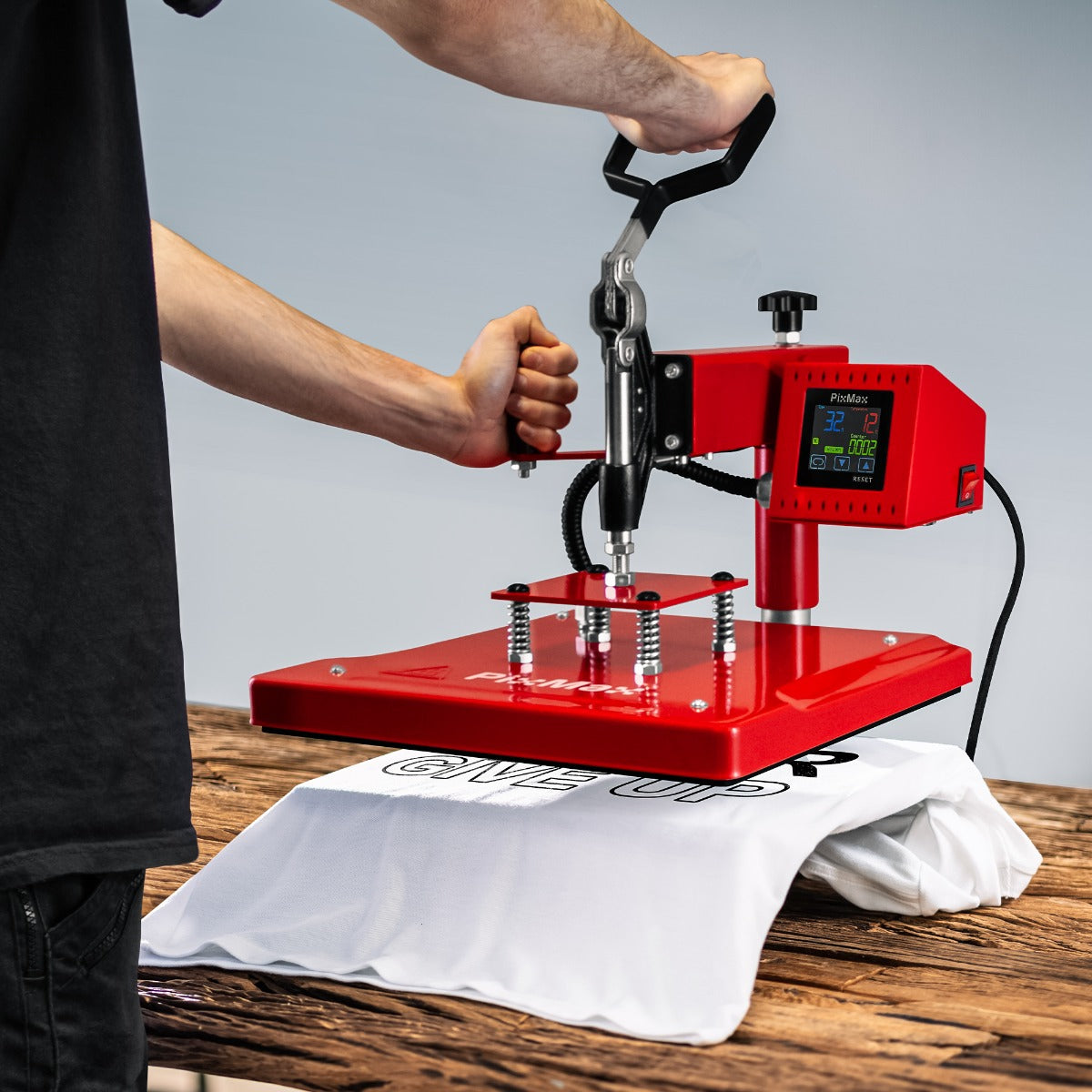 PixMax 38cm Svängbar Värmepress & Skrivare