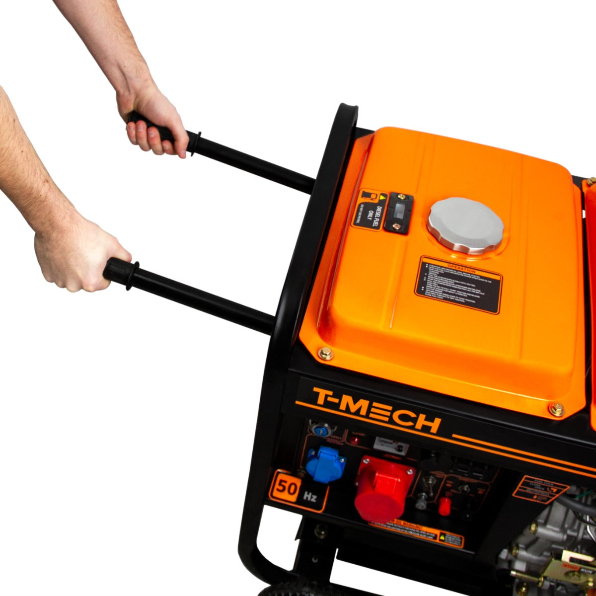 T-Mech Portabel Dieselgenerator Öppen Ram 5kVA