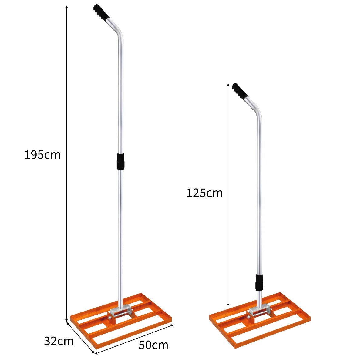 T-Mech Gräsutjämningsräfsa 50cm – Orange