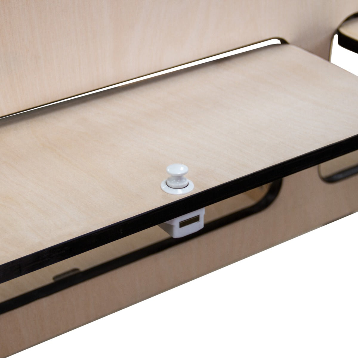 Överskåp för Inredning i Skåpbil med Svart List – 120cm x 35cm x 35cm