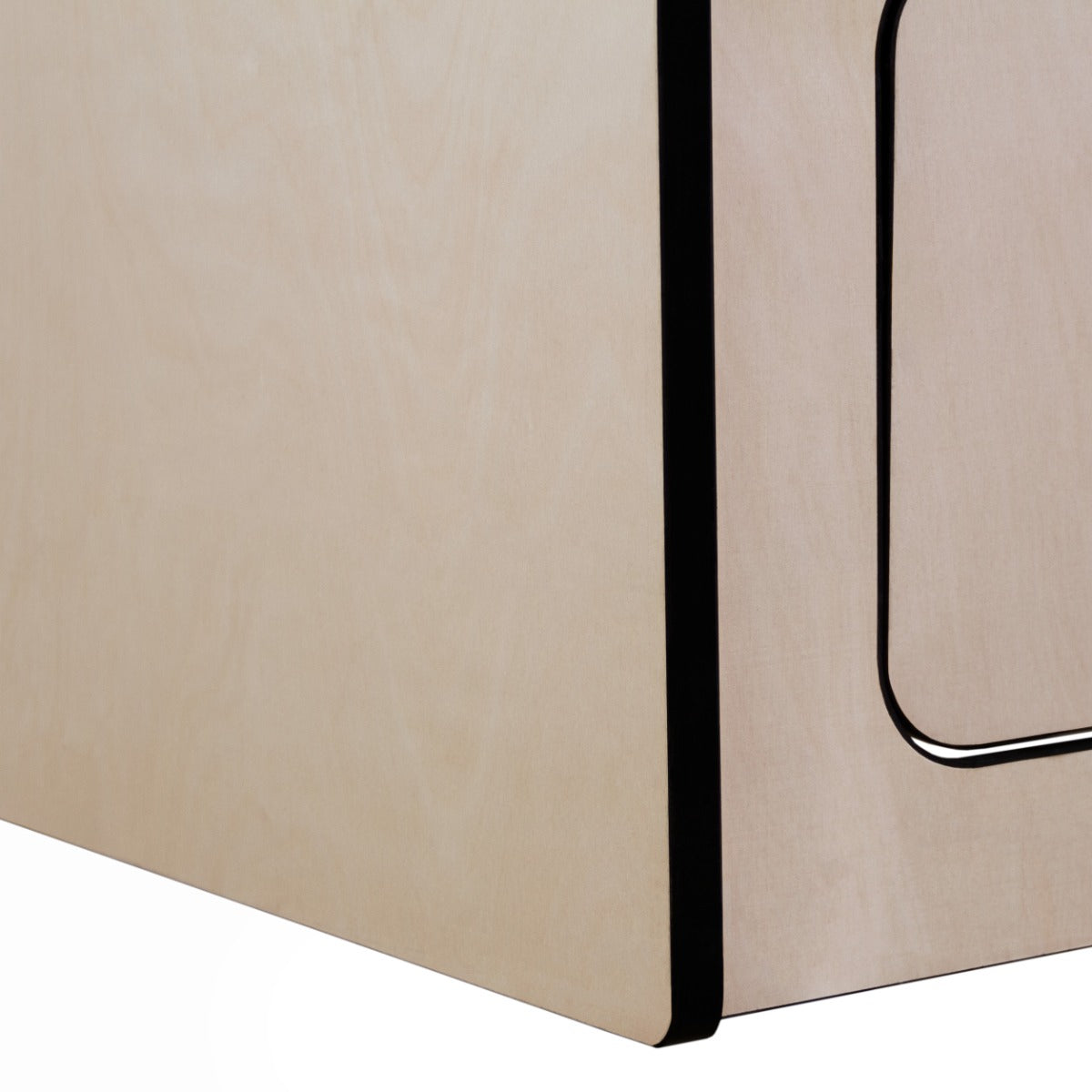 Överskåp för Inredning i Skåpbil med Svart List – 120cm x 25cm x 25cm