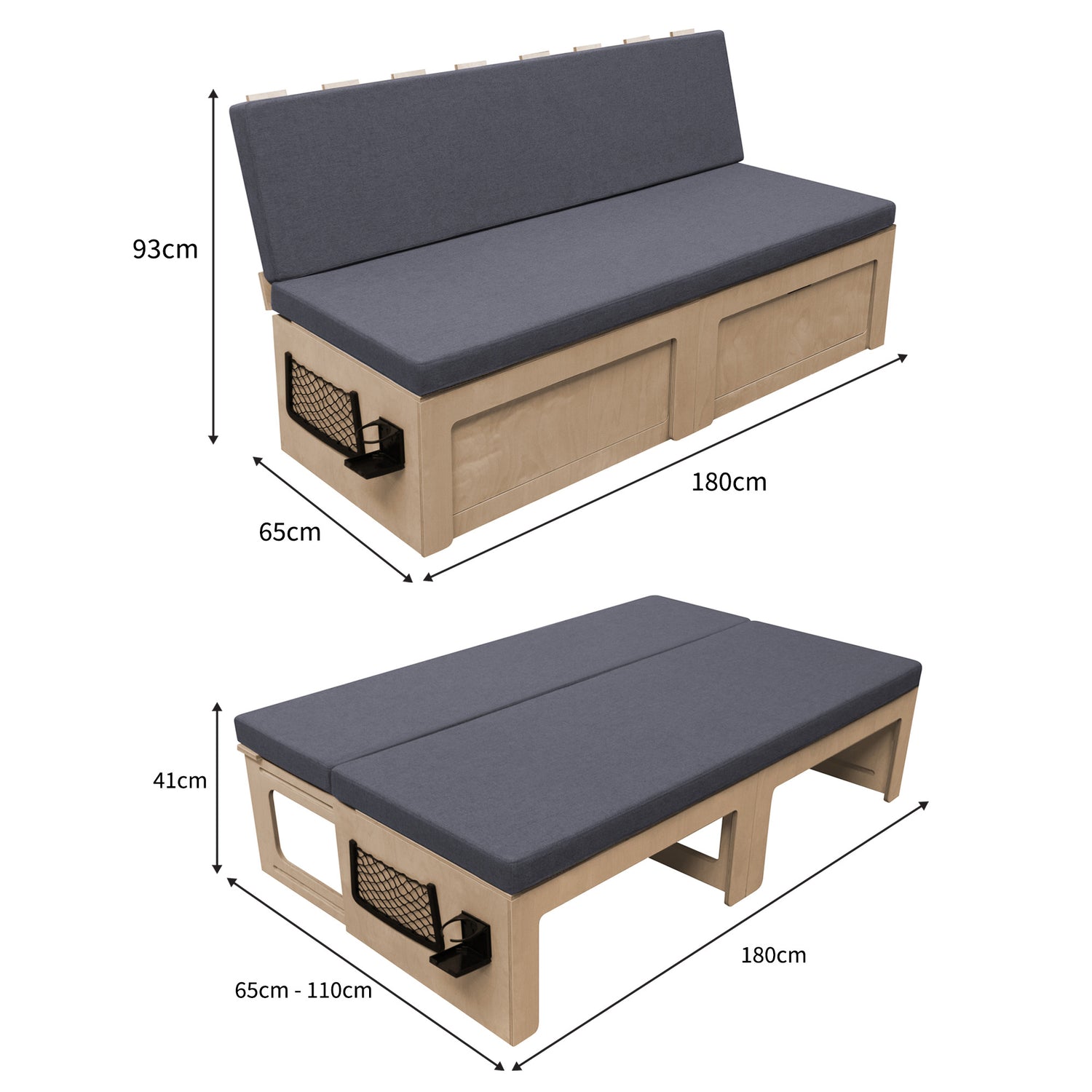Bäddsoffa för Hus- & Skåpbil