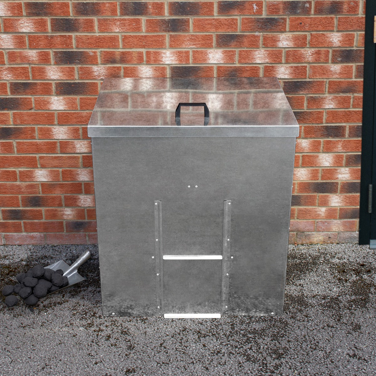 Förvaringsbox för Kol i Galvaniserat Stål - 350kg