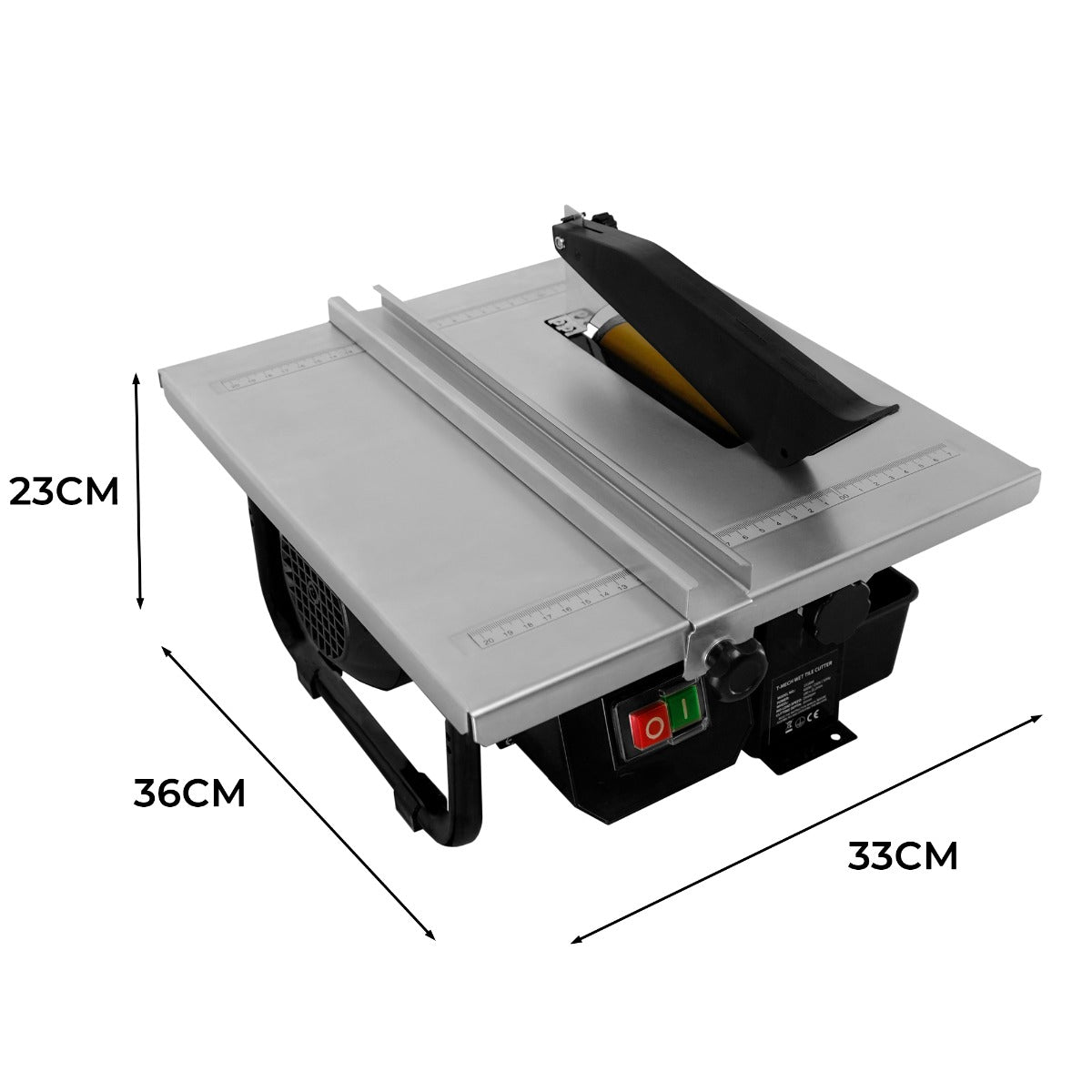 T-Mech Elektrisk Våtkakelskärare - 180 mm / 600W