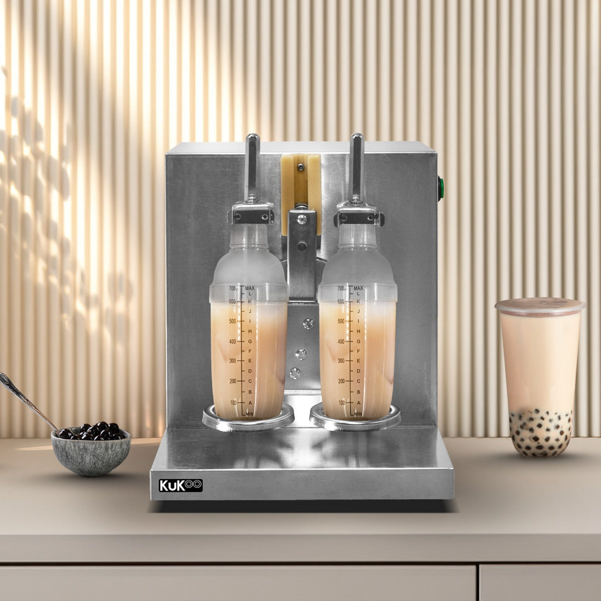 Automatisk Bubble Tea Shaker & 2 Shakers