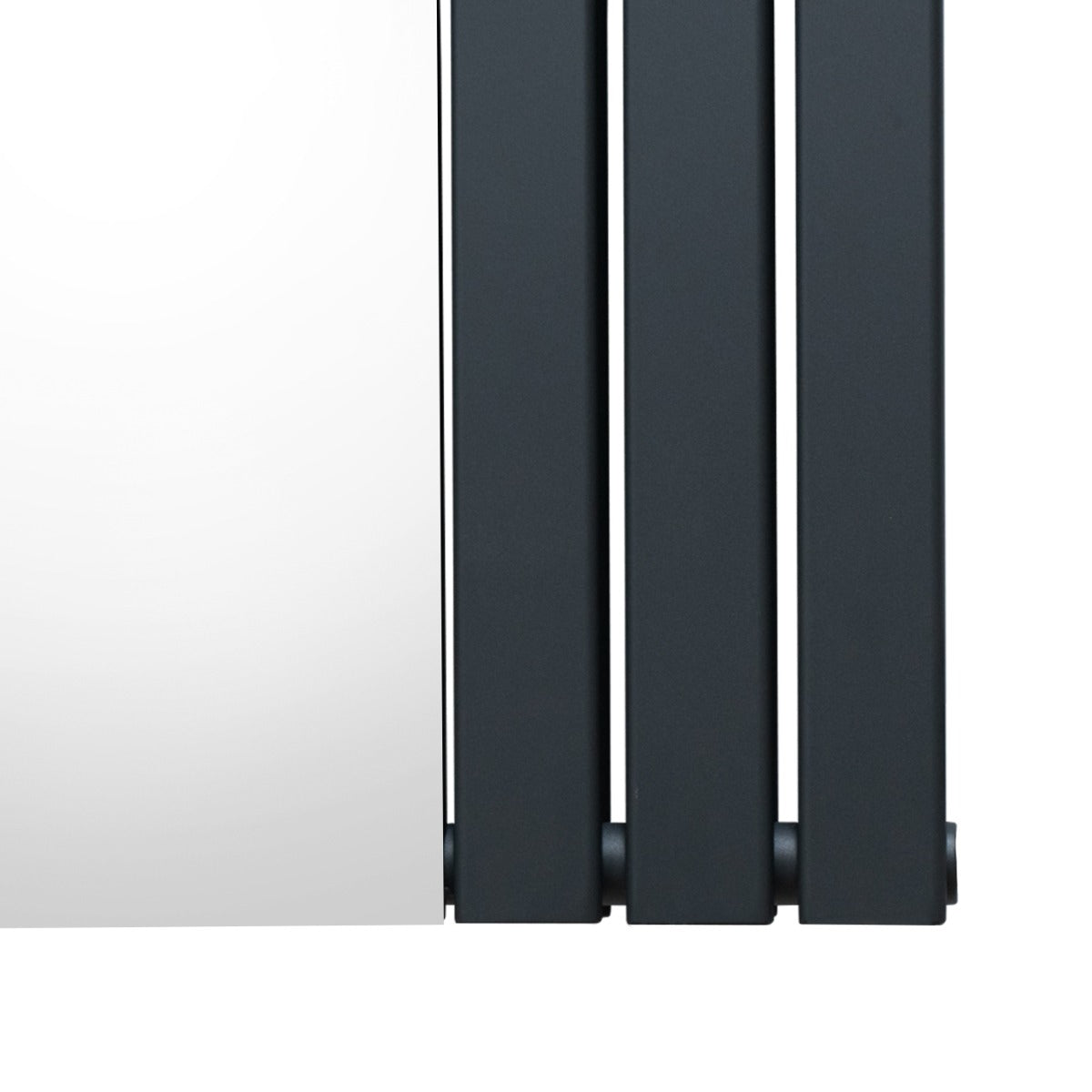 Platt Spegelradiator - 1800mm x 425mm – Grå