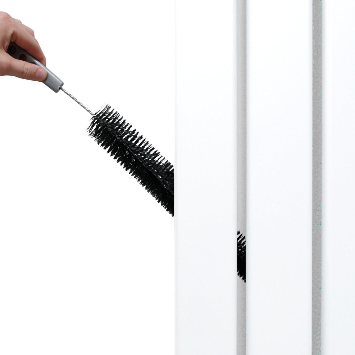 Platt Spegelradiator - 1800mm x 425mm – Vit
