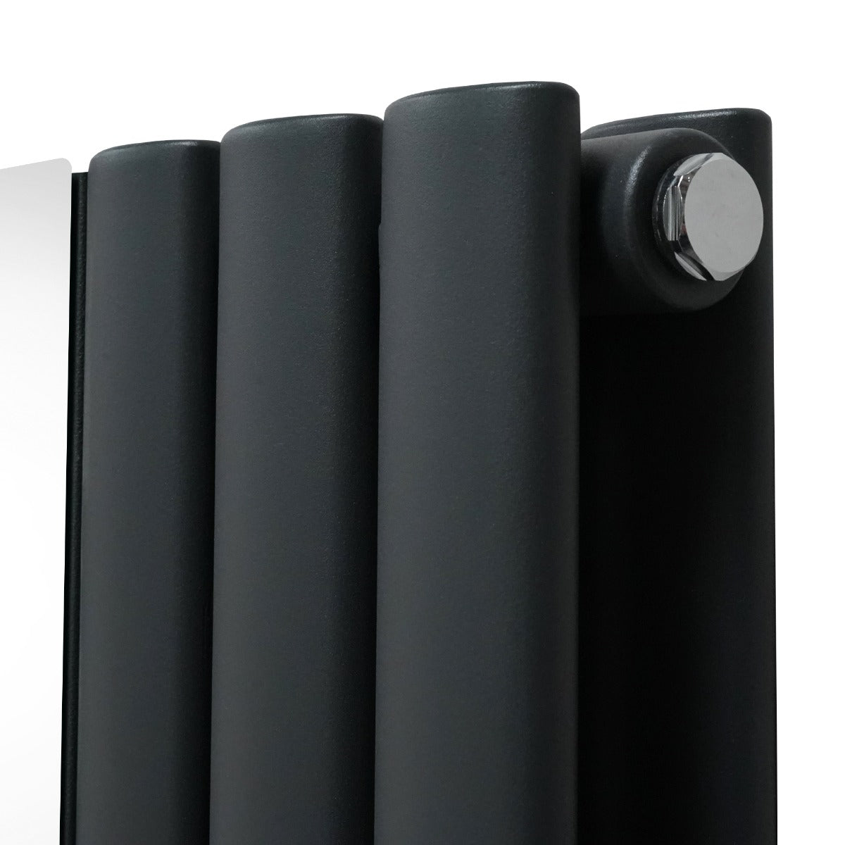 Oval Spegelradiator - 1800mm x 380mm – Grå
