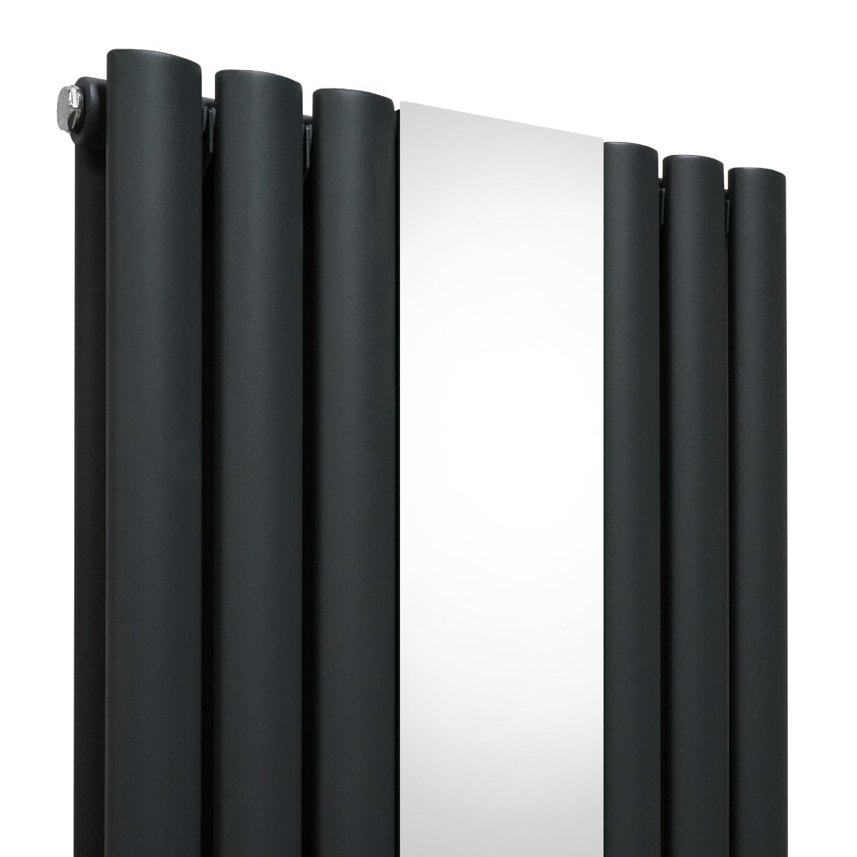 Oval Spegelradiator - 1800mm x 380mm – Grå