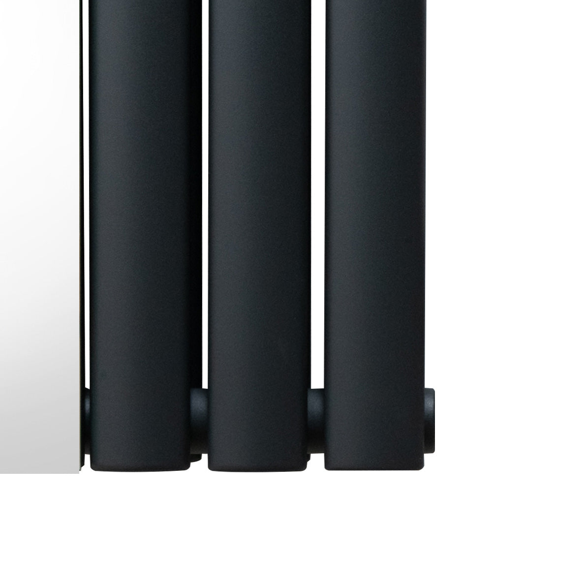 Oval Spegelradiator - 1800mm x 380mm – Grå