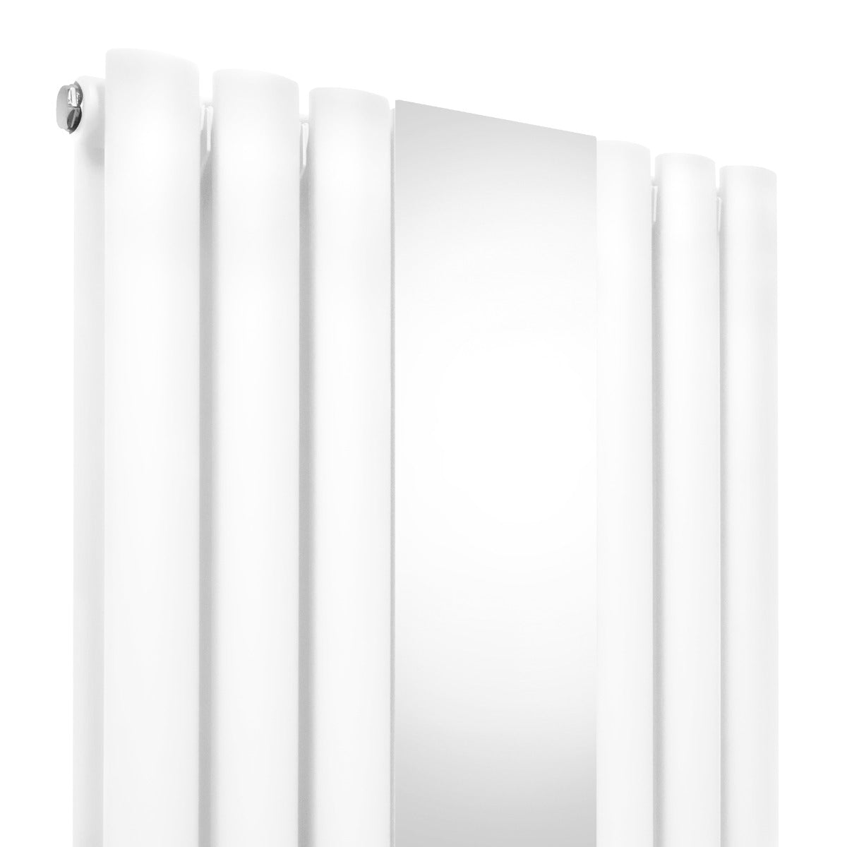 Oval Spegelradiator - 1800mm x 500mm – Vit