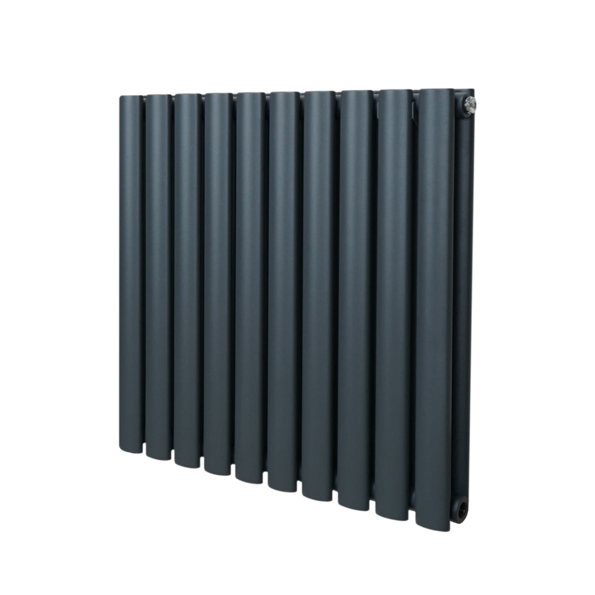 Radiatorer med Ovala Kolumner – 600mm x 600mm – Grå