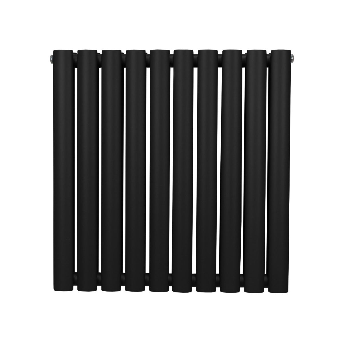 Radiatorer med Ovala Kolumner – 600mm x 600mm – Svart