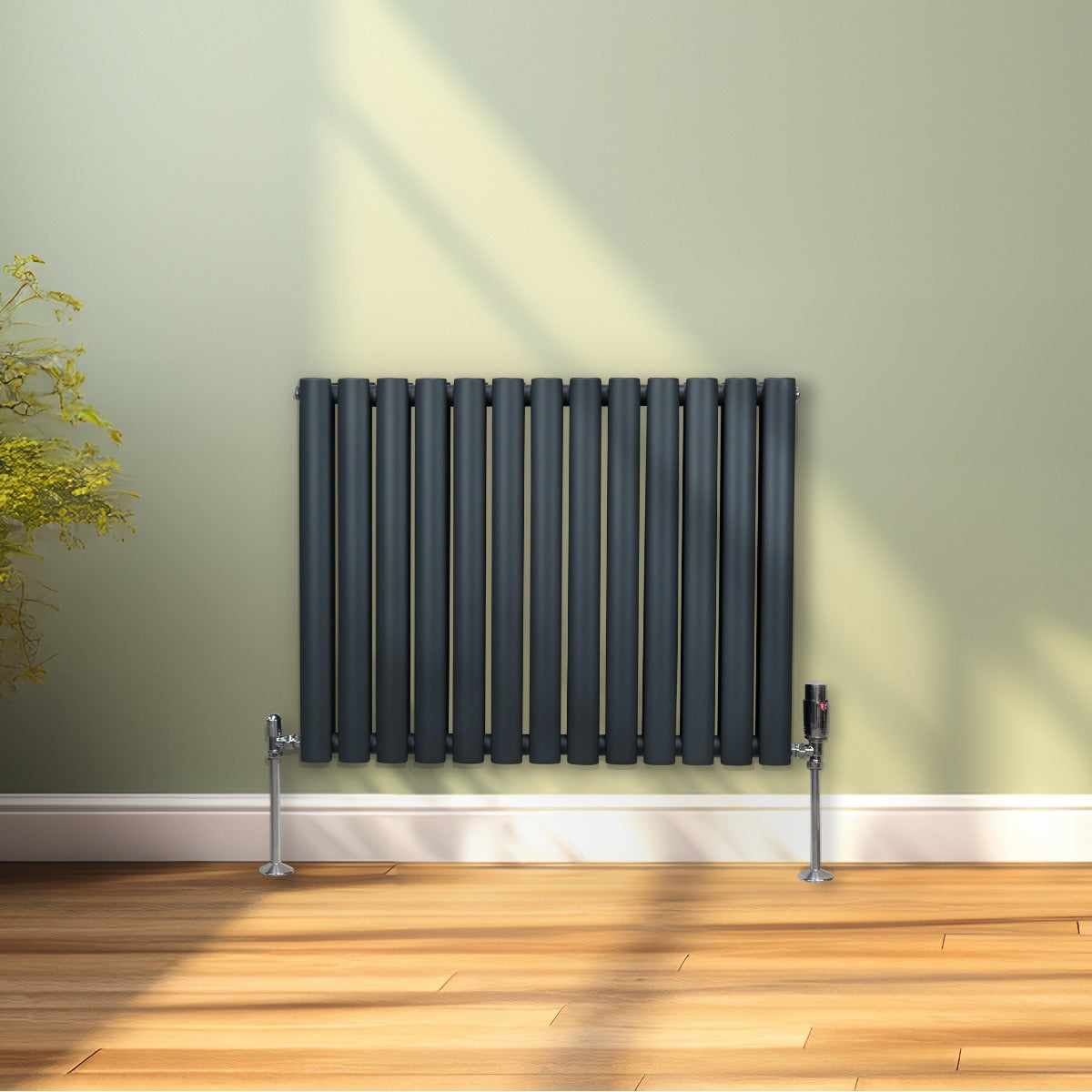 Radiatorer med Ovala Kolumner – 600mm x 780mm – Grå
