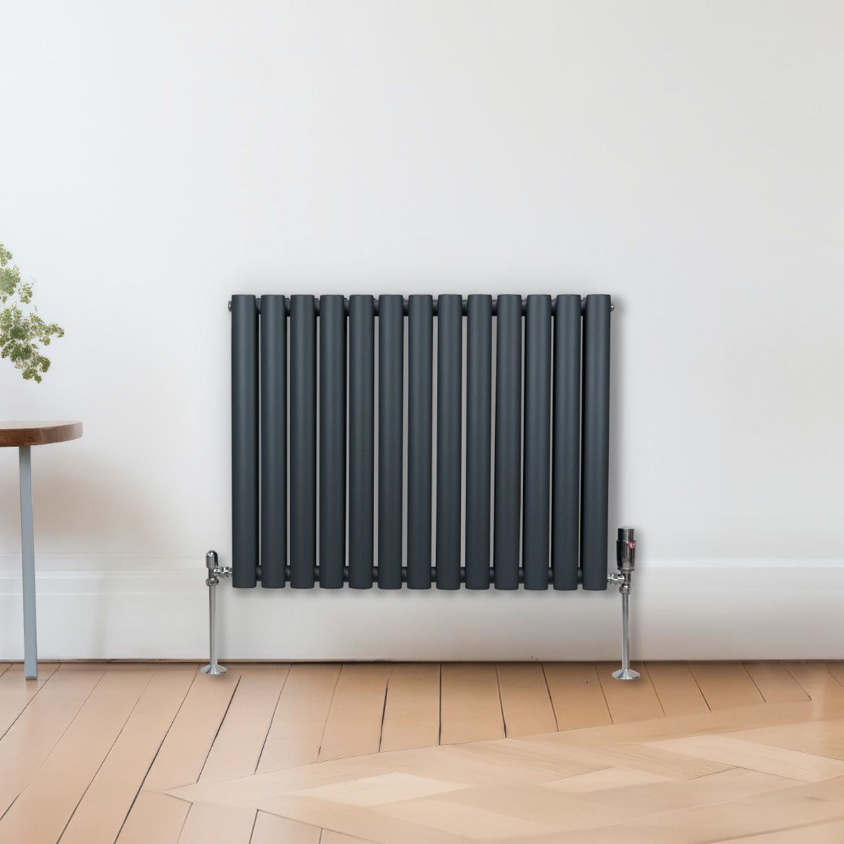 Radiatorer med Ovala Kolumner – 600mm x 780mm – Grå