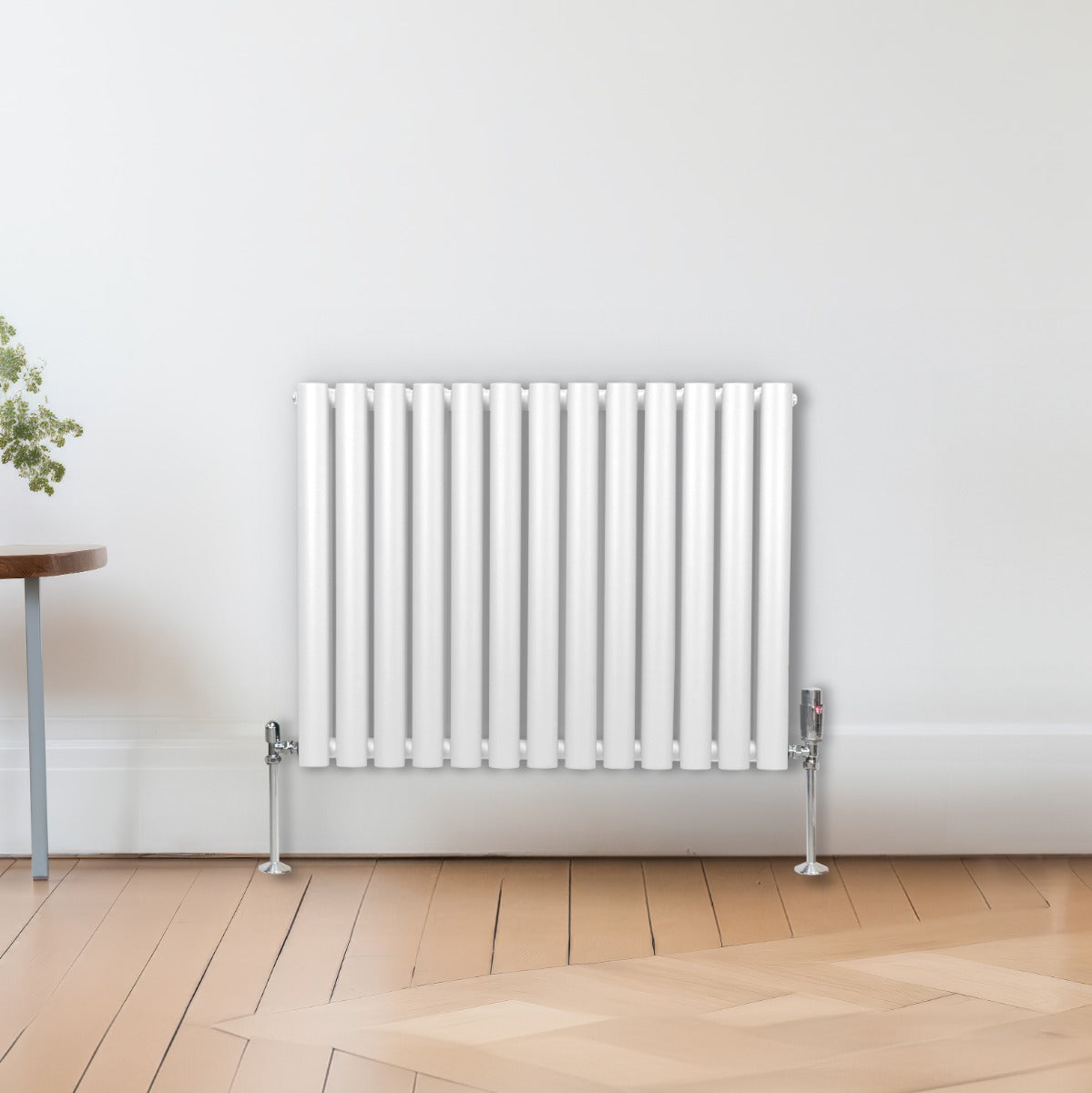 Radiatorer med Ovala Kolumner – 600mm x 780mm – Vit