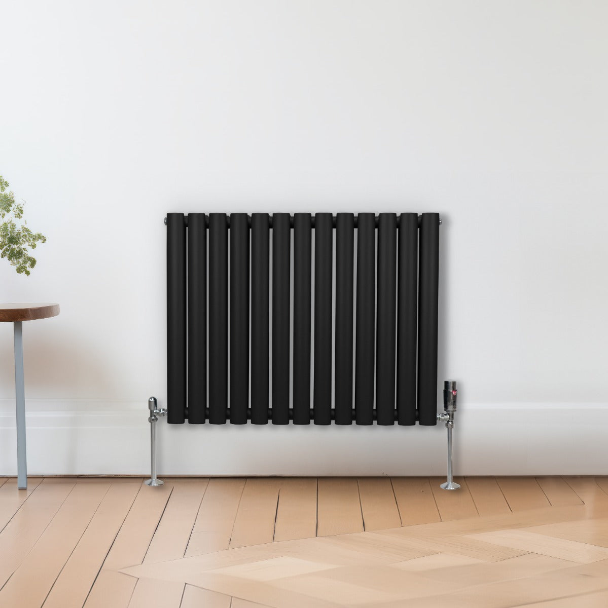 Radiatorer med Ovala Kolumner – 600mm x 780mm – Svart