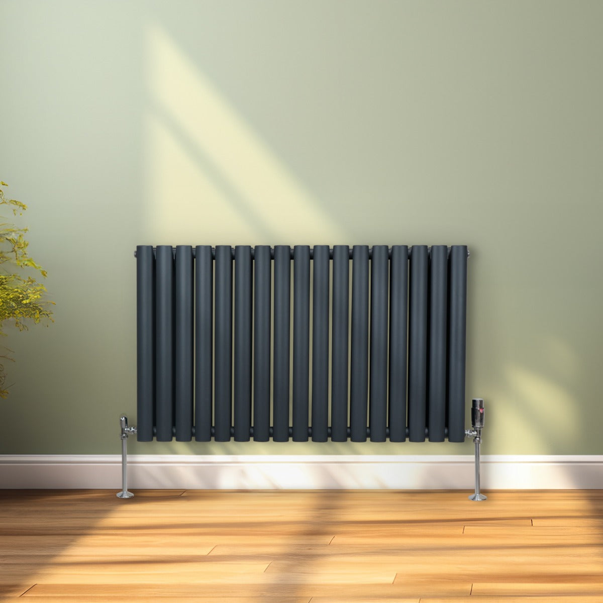 Radiatorer med Ovala Kolumner – 600mm x 1020mm – Grå