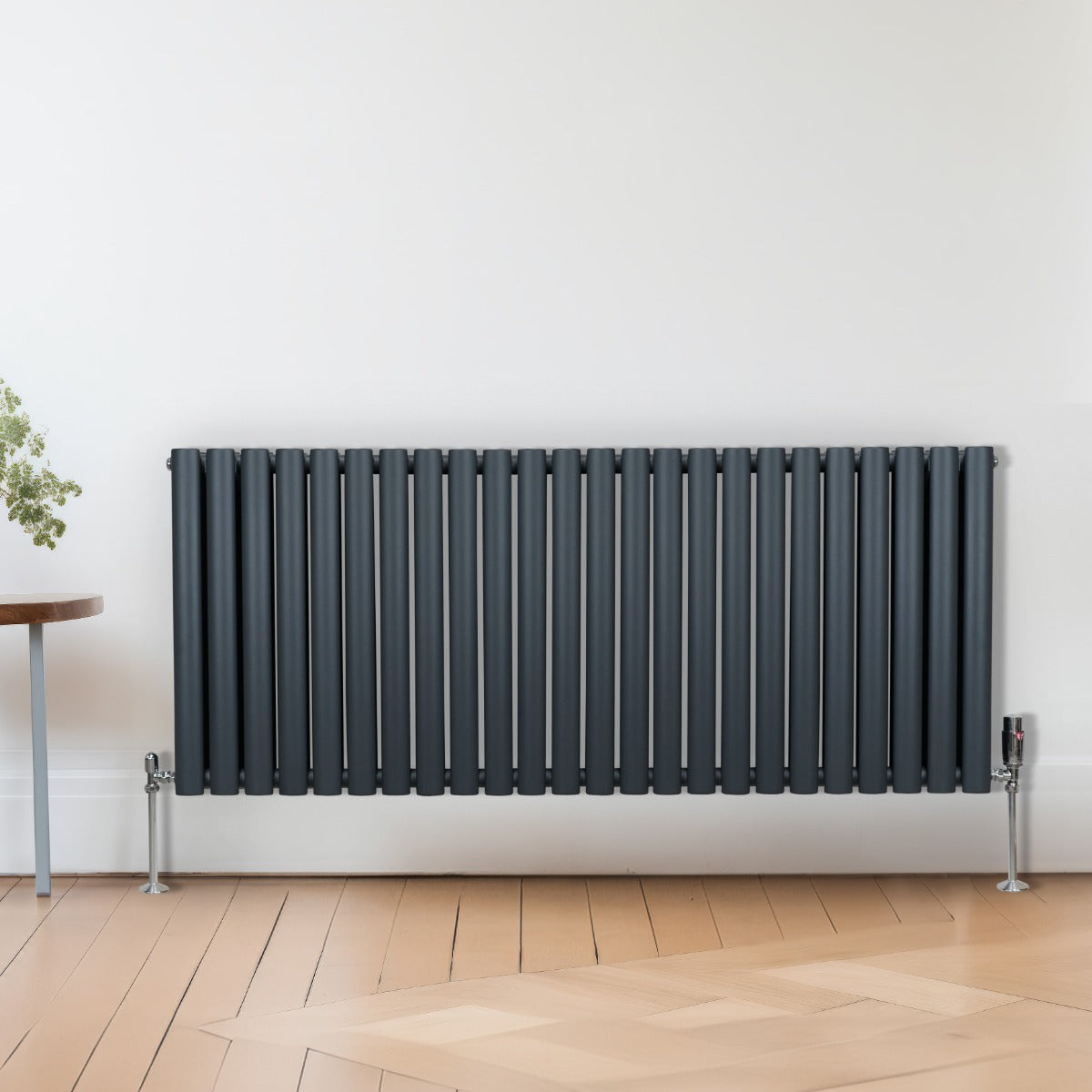 Radiatorer med Ovala Kolumner – 600mm x 1440mm – Grå