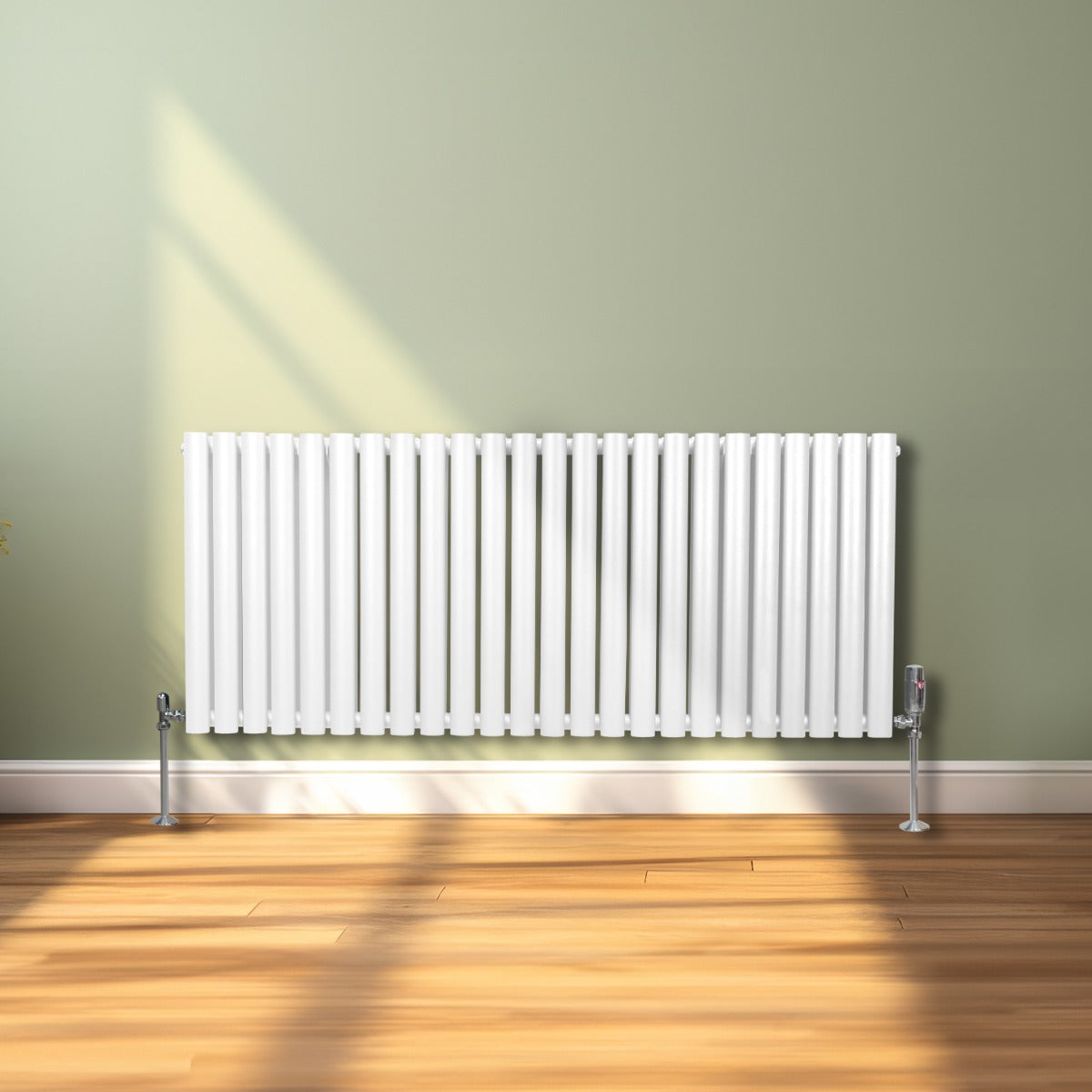 Radiatorer med Ovala Kolumner – 600mm x 1440mm – Vit