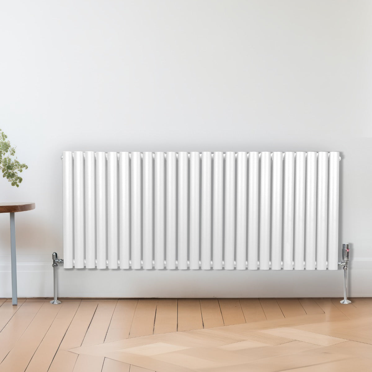 Radiatorer med Ovala Kolumner – 600mm x 1440mm – Vit