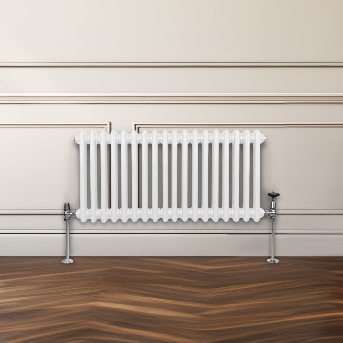 Traditionell 2-kolumns radiator - 300 x 832 mm – Vit