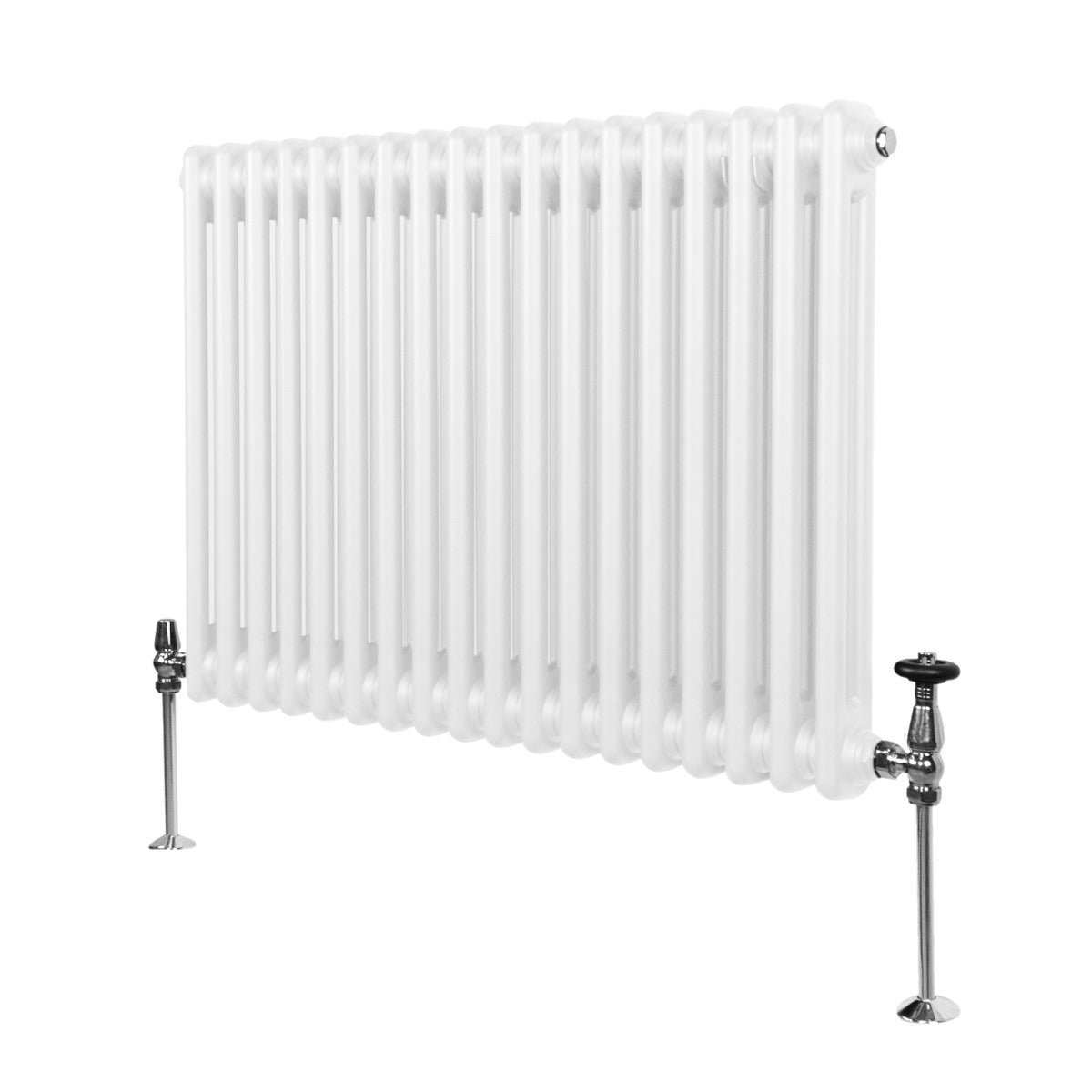 Traditionell 2-kolumns radiator - 600 x 832 mm - Vit