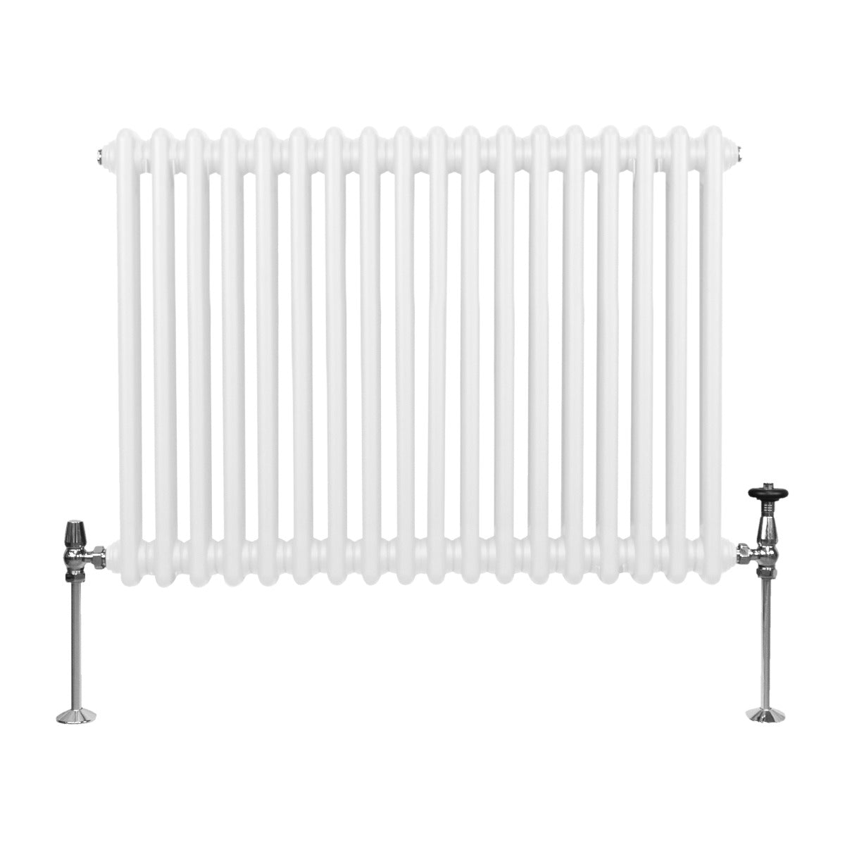 Traditionell 2-kolumns radiator - 600 x 832 mm - Vit
