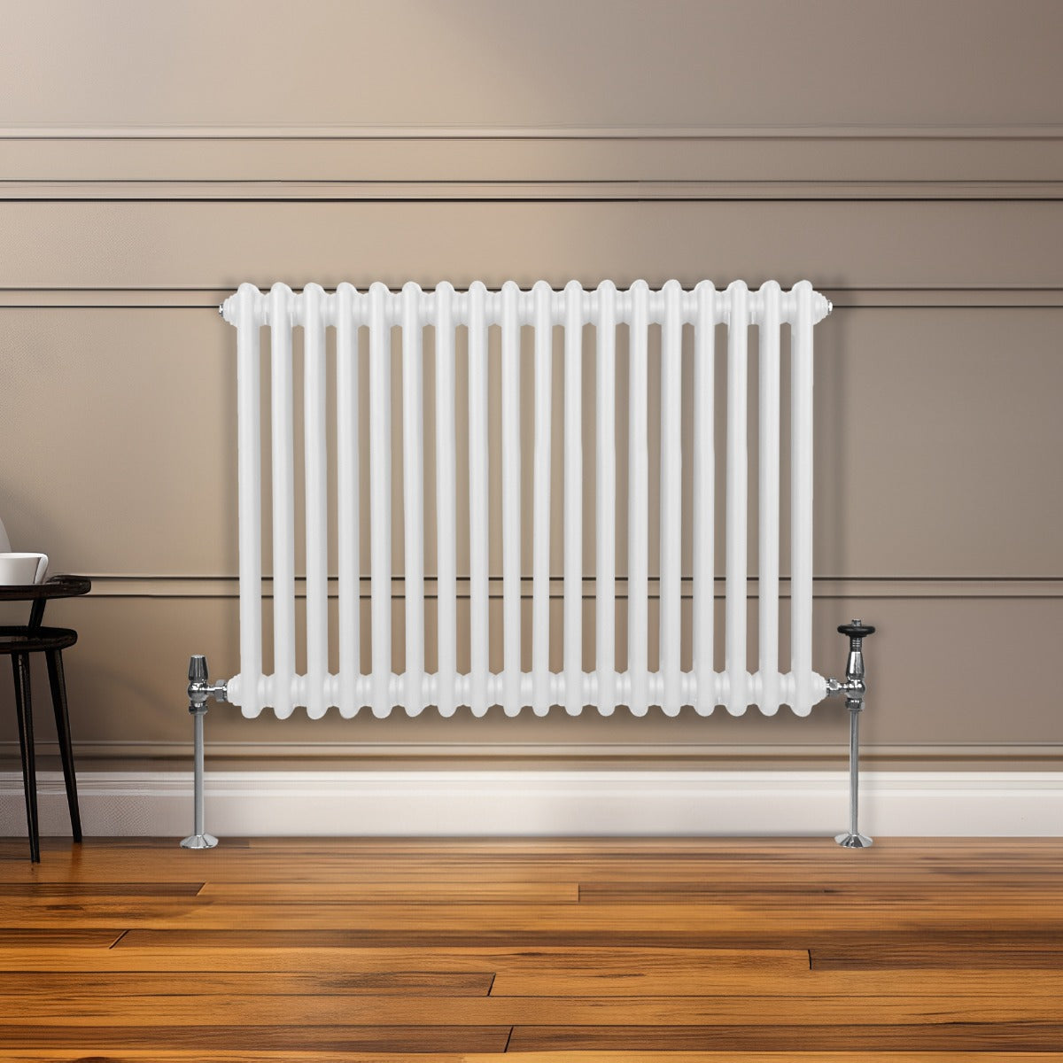 Traditionell 2-kolumns radiator - 600 x 832 mm - Vit