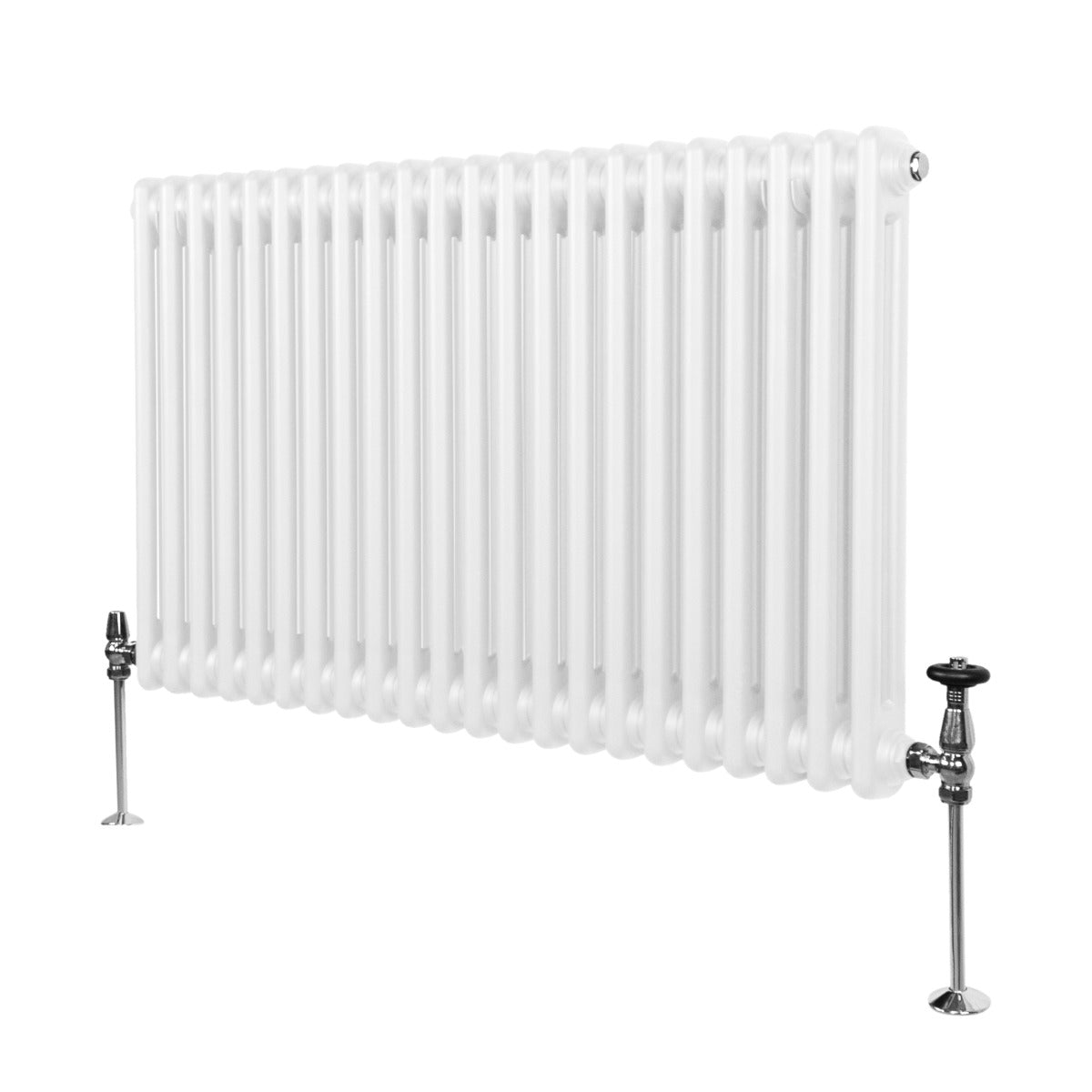 Traditionell 2-kolumns radiator - 600 x 1012 mm – Vit