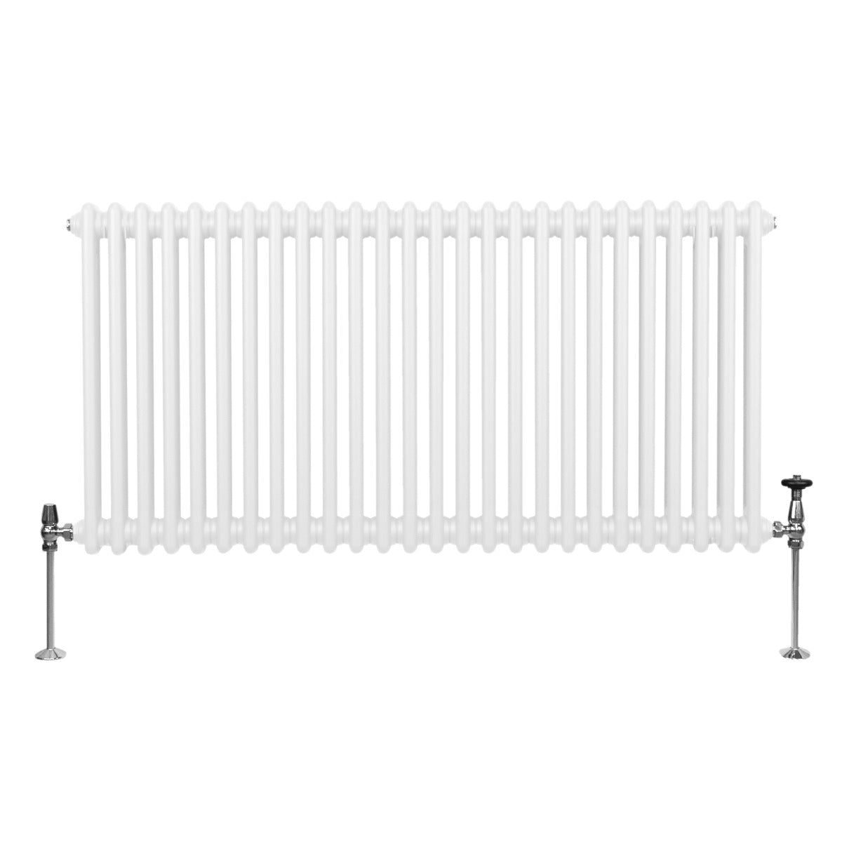 Traditionell 2-kolumns radiator - 600 x 1192 mm – Vit