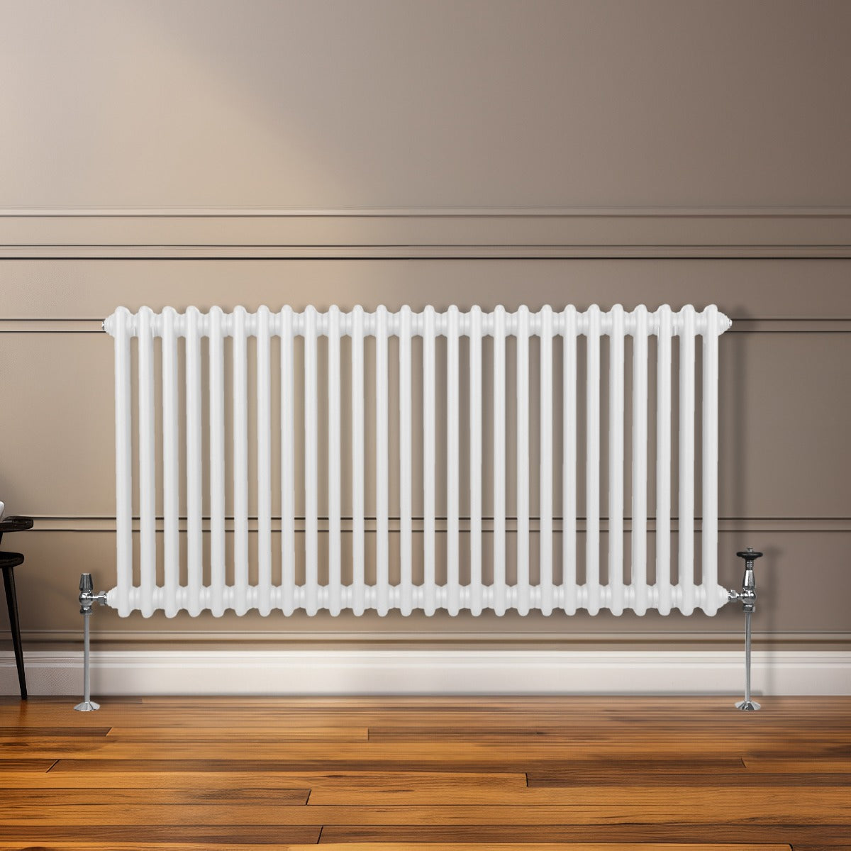 Traditionell 2-kolumns radiator - 600 x 1192 mm – Vit