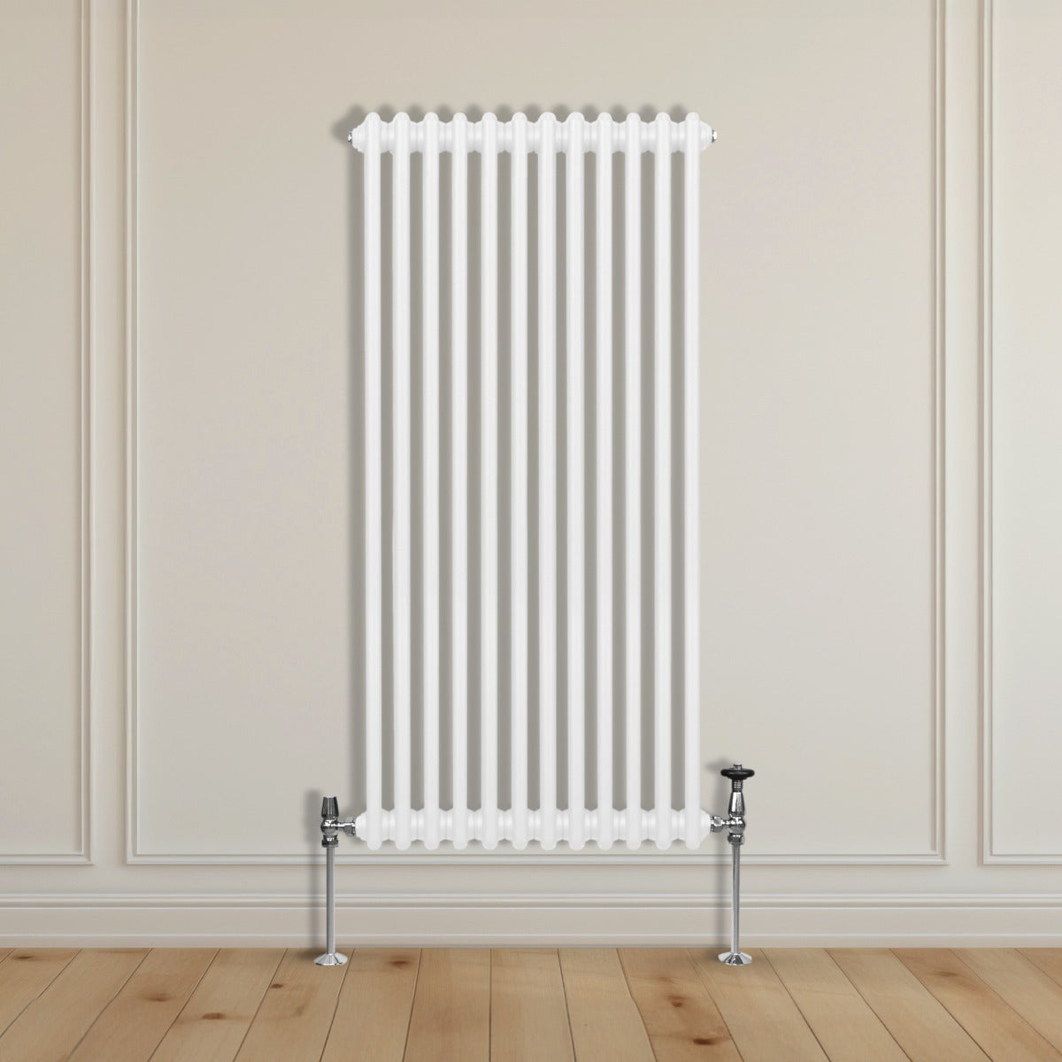 Traditionell 2-kolumns radiator - 1500 x 562 mm – Vit